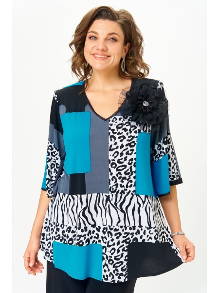 5036 черный принт