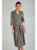 Юбочный костюм артикул: 2655s серый от Viola Style - вид 3