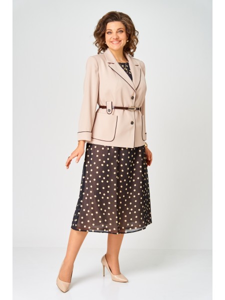 М-1381 черно-бежевый