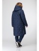 Пальто артикул: 3420 синий ромбы от Трикотекс Стиль - вид 2