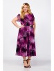 Нарядное платье артикул: 826 пурпурный, принт розы от Swallow - вид 9