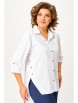Блузка артикул: 848.2 белый от Swallow - вид 4