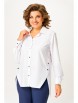 Блузка артикул: 848.2 белый от Swallow - вид 1