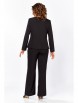 Брючный костюм артикул: 868.3 чёрный от Swallow - вид 6