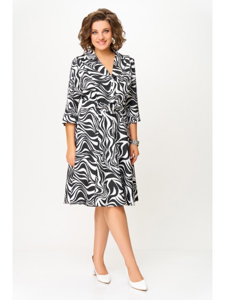 795.1 чёрно-белый принт