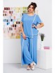 Брючный костюм артикул: 2-2671 голубой от Romanovich Style - вид 1