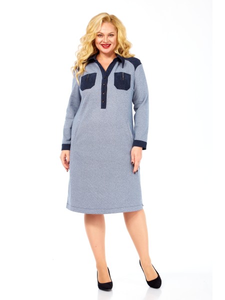 М-407 джинсовый рубчик