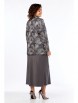 Плательный костюм артикул: 3029 кофейный от LadyStyleClassic - вид 2