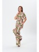 Брючный костюм артикул: 7854 беж от TVIN - вид 7