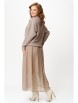 Юбочный костюм артикул: 7880 бежевый от TVIN - вид 2