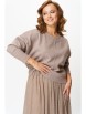 Юбочный костюм артикул: 7880 бежевый от TVIN - вид 3