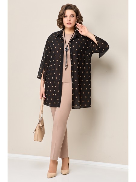 1327 черно-бежевый