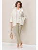 Брючный костюм артикул: 1359 молочно-бежевый от VOLNA - вид 1