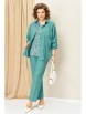Брючный костюм артикул: 1398 бирюзовый от VOLNA - вид 4