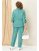 Брючный костюм артикул: 1398 бирюзовый, белый от VOLNA - вид 2