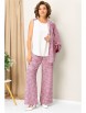 Брючный костюм артикул: 1415 лавандово-розовый от VOLNA - вид 4