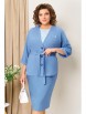 Юбочный костюм артикул: 1428 голубой от VOLNA - вид 4