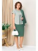 Юбочный костюм артикул: 1428 хвойно-зеленый от VOLNA - вид 4