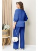 Брючный костюм артикул: 1416 синий от VOLNA - вид 2