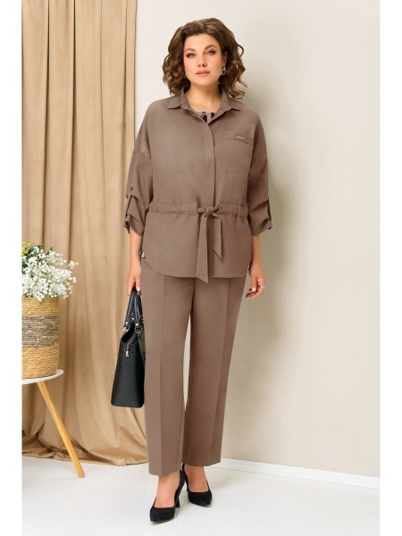 1398 кофейно-бежевый