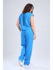 Брючный костюм артикул: 721-029 ярко-голубой от MALI - вид 2