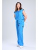 Брючный костюм артикул: 721-029 ярко-голубой от MALI - вид 5