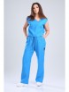 Брючный костюм артикул: 721-029 ярко-голубой от MALI - вид 6